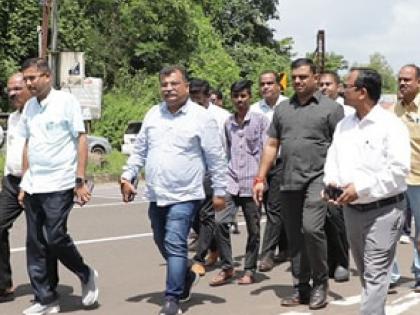 The Public Works Minister will again inspect the Chiplun-Aravli highway today | सार्वजनिक बांधकाम मंत्री आज पुन्हा करणार चिपळूण-आरवली महामार्गाची पाहणी