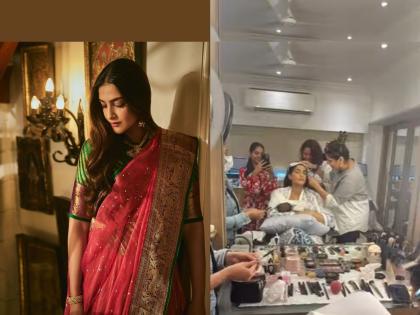 Sonam Kapoor did makeup while breastfeeding her baby, fans showered her with praise | Sonam Kapoor नं लेकाला ब्रेस्टफीड करत केला मेकअप, चाहते करतायेत कौतुकाचा वर्षाव