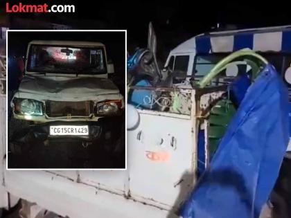 Horrific road accident during Ganesh immersion in Chhattisgarh 3 killed in Bolero collision | गणपती विसर्जन मिरवणुकीत घुसली भरधाव बुलेरो; तिघांचा मृत्यू, २२ जखमी, चालकाला पकडून दिला चोप Horrific road accident during Ganesh immersion in Chhattisgarh 3 killed in Bolero collision | गणपती विसर्जन मिरवणुकीत घुसली भरधाव बुलेरो; तिघांचा मृत्यू, २२ जखमी, चालकाला पकडून दिला चोप