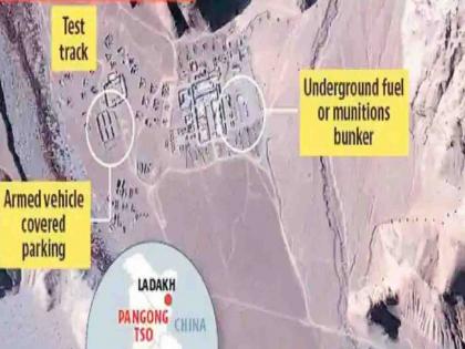 China has built huge bunkers near Pangong Lake | चीनची पँगाँग सरोवराजवळ कुरापत, बांधली मोठी बंकर्स