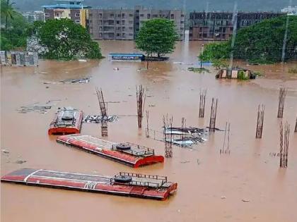 Flood in Chiplun in the middle of 2021 | goodbye 2021 : चिपळूणमध्ये आलेल्या सर्वात मोठ्या महापुराच्या आठवणी थरकाप उडवणाऱ्या