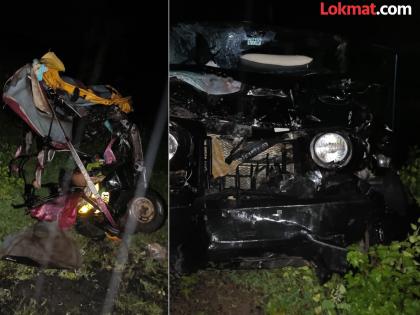 Fatal accident in Chiplun five people died on the spot | वाचवा म्हणत तरुणीची कारमधून उडी, पाठलाग सुरु असतानाच थारची रिक्षाला धडक, ५ जणांचा मृत्यू Fatal accident in Chiplun five people died on the spot | वाचवा म्हणत तरुणीची कारमधून उडी, पाठलाग सुरु असतानाच थारची रिक्षाला धडक, ५ जणांचा मृत्यू