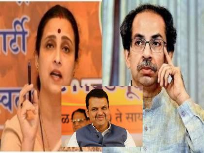 Chitra Wagh : "प्रेतांच्या टाळूवरचं लोणी खाणाऱ्या तुमच्यासारख्यांचा बुरखा फाटणार, देवेंद्रजींच्या नादी लागू नका"