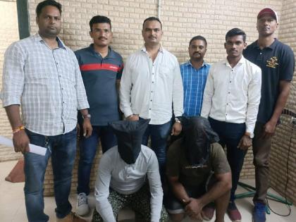 two arrested for forcibly stealing two wheeler with mobile phones in | मोबाईलसह दुचाकी जबरीने चोरी करणाऱ्या दुकलीला अटक