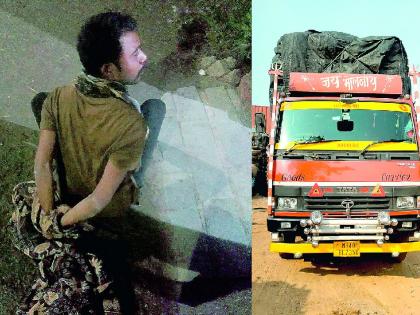 thieves tied drivers hands-legs and theft the truck, Incident happened on Nagpur-Bhandara Highway | चालकाचे हातपाय बांधून ट्रक पळविला; नागपूर-भंडारा महामार्गावरील घटना