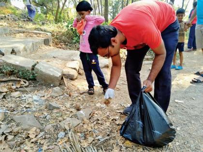 700 kg of garbage collection in Goregaon small Kashmir | गोरेगावच्या छोटा काश्मीरमधून ७०० किलो कचरा गोळा