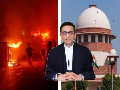 cji dy chandrachud said do not use supreme court to escalate violence in manipur we not run state | “कायदा-सुव्यवस्था राखणे सरकारचे काम, आमचे नाही”; मणिपूर हिंसाचारावर CJIचंद्रचूड यांनी सुनावले