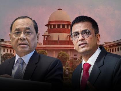 former cji ranjan gogoi opinion on delhi bill mentioned in supreme court and cji dy chandrachud snubs that remark | रंजन गोगोईंच्या मताचा सुप्रीम कोर्टात उल्लेख; CJI चंद्रचूड म्हणाले, “एकदा पद गेले की...”