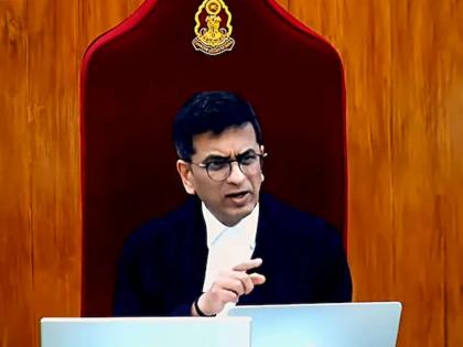 Lawyers Have Lost All Sense CJI Chandrachud fumes at lawyer during hearing in SC | त्याच्यात डोकावण्याची तुमची हिम्मत कशी झाली? भर कोर्टात कोर्टात वकिलावर चिडले CJI चंद्रचूड