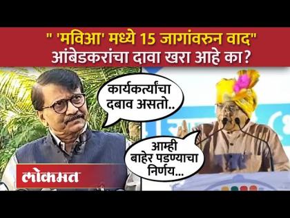 मविआमध्ये १५ जागांवरुन वाद, प्रकाश आंबेडकरांच्या दाव्याला संजय राऊतांचं उत्तर मविआमध्ये १५ जागांवरुन वाद, प्रकाश आंबेडकरांच्या दाव्याला संजय राऊतांचं उत्तर