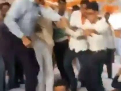 Beating between college officials and alumni | महाविद्यालय पदाधिकारी व माजी विद्यार्थ्यांमध्ये मारहाण