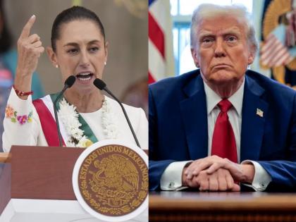 tariff issue mexican president claudia sheinbaum gave a fitting reply to Trump, taking a big decision | "टैरीफ का बदला टैरीफ...!" मॅक्सिकोच्या लेडी प्रेसिडेंटच ट्रम्प यांना जशास तसं उत्तर, घेतला मोठा निर्णय tariff issue mexican president claudia sheinbaum gave a fitting reply to Trump, taking a big decision | "टैरीफ का बदला टैरीफ...!" मॅक्सिकोच्या लेडी प्रेसिडेंटच ट्रम्प यांना जशास तसं उत्तर, घेतला मोठा निर्णय