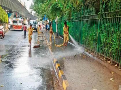 diwali is coming it is time to wash the streets more than 200 daily trips of 106 tankers | दिवाळी आली, रस्ते धुण्याची वेळ झाली; १०६ टँकरच्या रोज २०० हून अधिक फेऱ्या