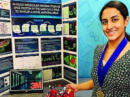 Indian-American student Developed a molecule that inhibits the corona virus | कोरोना विषाणूला प्रतिबंध करणारा मॉलिक्यूल विकसित, भारतीय-अमेरिकन विद्यार्थिनीची कमाल