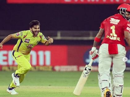 IPL 2020 Thank you CSK, IPL, UAE Shardul Thakurs emotional post | IPL 2020 : थँक यू सीएसके, आयपीएल, यूएई; शार्दुल ठाकूरची भावनिक पोस्ट