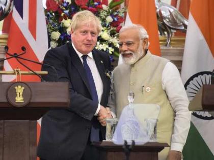 Boris Johnson-Narendra Modi meeting Defense, trade cooperation to increase; Free trade agreement at the end of the year | जॉन्सन-मोदी बैठक : संरक्षण, व्यापारी क्षेत्रातील सहकार्य वाढविणार; वर्षअखेरीस मुक्त व्यापार करार