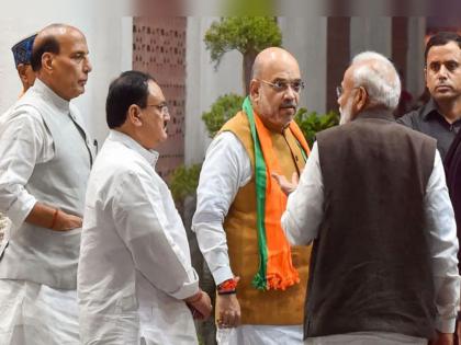 BJP's mega plan for 2024 victory, big preparation for every seat; But these leaders will not be able to contest the election | 2024 च्या विजयासाठी भाजपचा मेगा प्लॅन, प्रत्येक जागेसाठी मोठी तयारी; पण या नेत्यांना निवडणूक लढता येणार नाही!