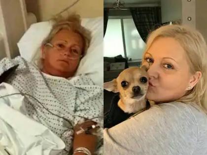 England Viral dog pooed in woman mouth while sleeping woman admit in hospital for gastro intestinal infection | पाळलेल्या कुत्र्यानं मालकिनीच्या तोंडात केली पॉटी, तब्येत बिघडताच रुग्णालयात व्हावं लागलं भरती