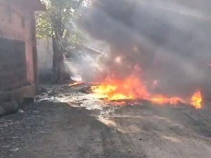 A severe fire broke out at a chemical warehouse in Bhiwandi | भिवंडीत केमिकल गोदामाला भीषण आग