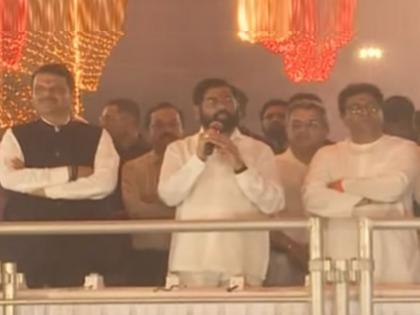 MNS light festival at Shivaji Park mumbai CM Eknath Shinde, devendra Fadnavis and Raj thackeray on same platform | शिवाजी पार्कवर 'महायुती'चा दिपोत्सव? CM शिंदे, फडणवीस, राज एकाच मंचावर, चर्चांना उधाण