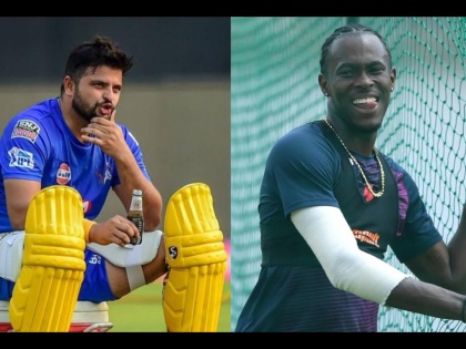England pacer Jofra Archer's tweet goes viral after Suresh Raina pulls out of IPL 2020   | रैना पळू नकोस!; सुरेश रैनाची आयपीएलमधून माघार अन् जोफ्रा आर्चरचं ट्विट व्हायरल