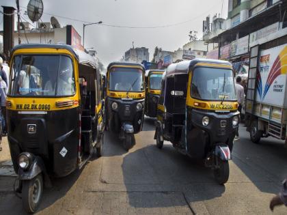 Rickshaw business still cold, owner-driver worried; Business depends on railway service | रिक्षा व्यवसाय अद्यापही थंडच, मालक-चालक चिंतित; रेल्वे सेवेवरच व्यवसाय अवलंबून