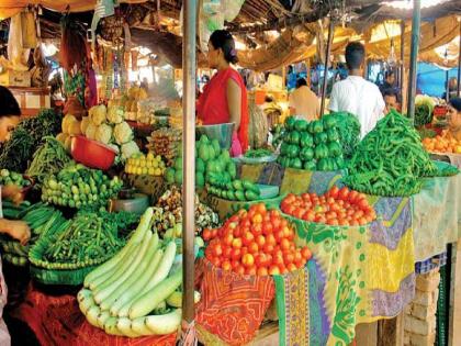 In Ain Ganeshotsav, vegetables were cut! Cilantro at Rs 75 per kg and peas at Rs 120 per kg | ऐन गणेशोत्सवात भाजीपाला कडाडला! कोथिंबीर ७५ रुपये जुडी तर वाटाणा प्रतिकिलो १२० रुपयांवर