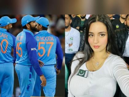 T20 world cup semifinal Pakistan mystery girl natasha reaction After Team India's Defeated by england | T20 World Cup: टीम इंडियाच्या पराभवानंतर काय म्हणाली पाकिस्तानची मिस्ट्री गर्ल? दिली अशी रिअ‍ॅक्शन