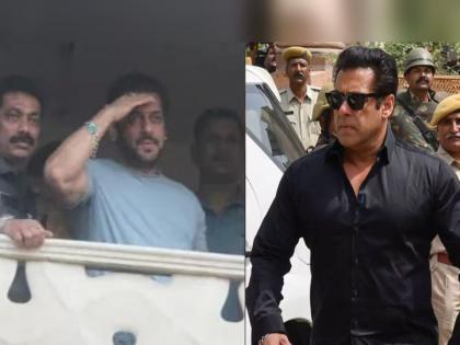 Police deployment on Galaxy and streets Salman's security beefed up after gangster threat | 'गॅलेक्सी'वर पोलिसांचा बंदोबस्त, रस्त्यावर जवान...; गँगस्टरच्या धमकीनंतर सलमानची सुरक्षा वाढवली