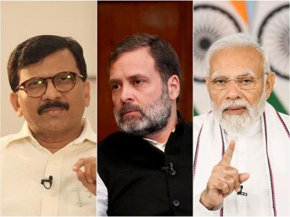 Rahul Gandhi did not speak wrongly, Sanjay Raut's attacks BJP | राहुल गांधी चुकीचं बोलले नाहीत, सत्ताधाऱ्यांचा संसदेत नंगानाच; संजय राऊतांचा हल्लाबोल