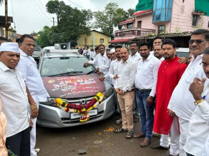 Public outcry rally against Naina begins; Visits to 207 villages in Uran, Pen talukas including Panvel | नैना विरोधातील जनआक्रोश रॅलीला सुरुवात; पनवेलसह उरण, पेण तालुक्यातील 207 गावांना देणार भेटी  