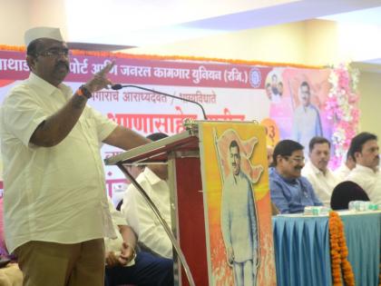 Narendra Patil's criticism of the government's neglect of the issues of Mathadi workers | शासनाचे माथाडी कामगारांच्या प्रश्नांकडे दुर्लक्ष, नरेंद्र पाटील यांची घणाघाती टिका