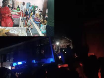 Private Travels hit a parked truck near Gaurala in yavatmal district; 50 people injured | भीषण अपघात... गौराळा जवळ उभ्या ट्रकवर खाजगी ट्रॅव्हल्स आदळली; ५० जण जखमी