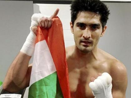 Vijender offered Chinese boxer title for peace between India and China | भारत-चीनदरम्यानच्या शांतीसाठी विजेंदरनं देऊ केला चिनी बॉक्सरला खिताब