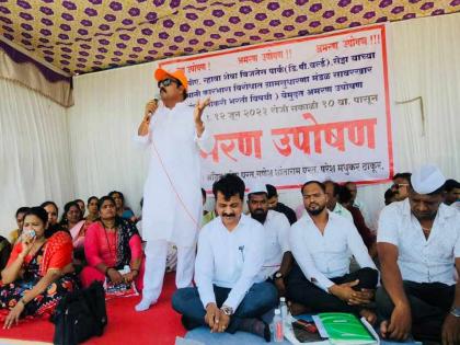 JNPA says for justice rights of project victims, Bhumiputras, warns to intensify agitation against DP World | प्रकल्पग्रस्त, भुमीपुत्रांच्या न्याय हक्कासाठी जेएनपीए सेझ, डिपी वर्ल्ड विरोधात आंदोलन आणखी तीव्र करण्याचा इशारा  