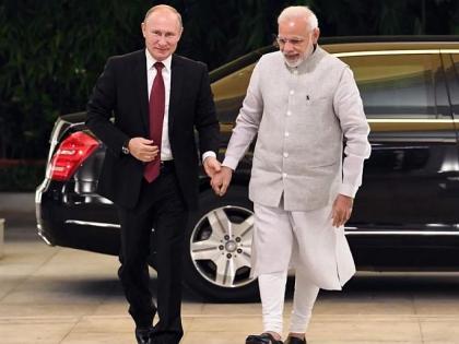 Prime minister received a phone call today from  russian president vladimir putin amid tension with china | भारत-चीन तणावातच रशियन राष्ट्रपती व्लादिमीर पुतिन यंचा पंतप्रधान मोदींना फोन, 'या' विषयावर झाली चर्चा