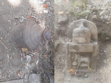 Ancient ruins found in Manori village of Bhayander's Dongri, Mumbai; Archeology department approval to keep in Dharavi fort | भाईंदरच्या डोंगरी, मुंबईच्या मानोरी गावात आढळले पुरातन अवशेष; धारावी किल्ल्यात ठेवण्यास पुरातत्व विभागाची मंजुरी 