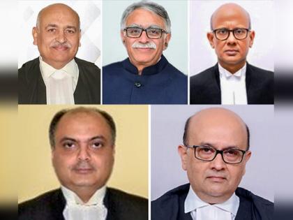 5 new Supreme Court judges took oath | सुप्रीम कोर्टाच्या ५ नव्या न्यायाधीशांनी घेतली शपथ