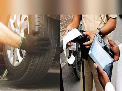 A new rule has been implemented regarding vehicle tires know about it | गाडीच्या टायरसंदर्भात लागू झाला नवा नियम! ...तर भरावा लागेल थेट 20 हजार रुपयांचा दंड, जाणून घ्या