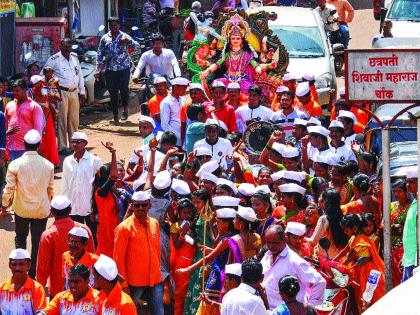 Navratri in Raigad district | देवीच्या आगमनाने रायगड जिल्ह्यात नवचैतन्य, ठिकठिकाणी घटांची स्थापना