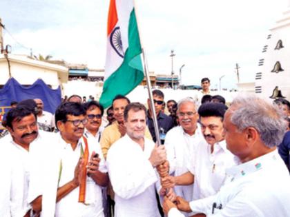 Rahul gandhi says Had lost father to hatred, now don't want to lose country Congress Bharat Jodo Yatra begins; Presence of key leaders | "द्वेषामुळे वडिलांना गमावले, आता देश गमावू इच्छित नाही!" काँग्रेसच्या भारत जोडो यात्रेला सुरुवात; प्रमुख नेत्यांची उपस्थिती 