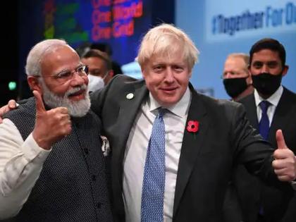 British Prime Minister Johnson arrives in India on April 21 | ब्रिटनचे पंतप्रधान जॉन्सन २१ एप्रिल रोजी भारतात