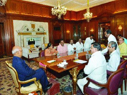  A delegation of Koli Mahasangh took the Presidential visit | कोळी महासंघाच्या शिष्टमंडळाने घेतली राष्ट्रपतींची भेट  