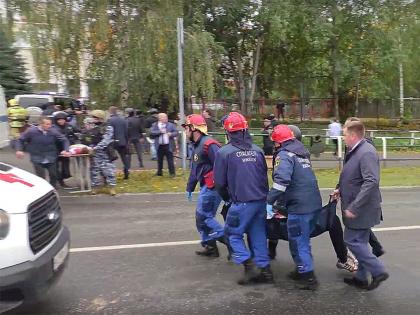 fired at school in central russia 6 dead, 20 injured | रशियातील शाळेत अंदाधुंद गोळीबार; 6 जणांचा मृत्यू, 20 जण जखमी