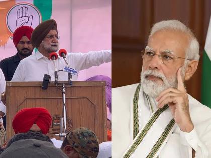 Congress leader sukhjinder randhawa's controversial statement about pm narendra modi and adani | "मोदी खत्म हो गया, तो हिंदुस्तान बच जाएंगा"; काँग्रेस नेत्याचं वादग्रस्त वक्तव्य