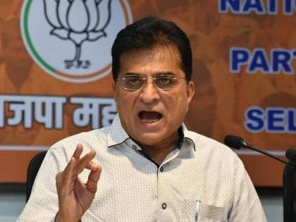 BJP leader kirit somaiya attacks on ncp leader hasan mushrif in karad | हसन मुश्रीफांचे घोटाळे जनतेसमोर मांडा, फडणवीस आणि चंद्रकांत दादांनी दिलीय सूचना - सोमय्या