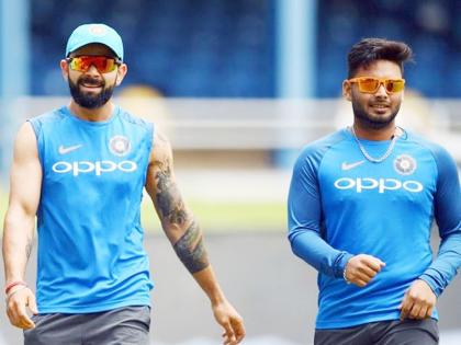 Virat Kohli and Rishabh Pant has been given a break by the BCCI from Bio-Bubble india vs west indies t20 and T20 series against Sri Lanka | IND vs WI 3rd T20 : विराट, ऋषभ तिसरा T-20 खेळणार नाही, श्रीलंके विरुद्धच्या मलिकेलाही मुकणार; BCCIनं दिला बायो बबल ब्रेक