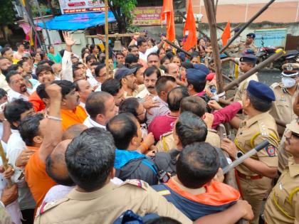 Shiv Sena's bell ringing in Kalyan; this movement has been going on since 1986 | कल्याणमध्ये शिवसेनेचा घंटानाद; ...म्हणून १९८६ पासून सुरू आहे हे आदोलन