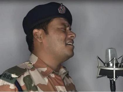 Lockdown itbp jawan dedicated a song to countrys corona warriors sna | Lockdown : ITBPच्या जवानाचं 'हे' कोरोनागीत तुमच्या हृदयाला स्पर्श केल्याशिवाय राहणार नाही