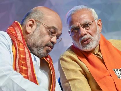 narendra modi and amit shah meet to discuss coronavirus strategy focus on 5 states | 96 तास, 38 बैठका अन् पाच राज्यांवर 'फोकस', कोरोनावर वार करण्यासाठी मोदी-शाहंचा टॉप गिअर